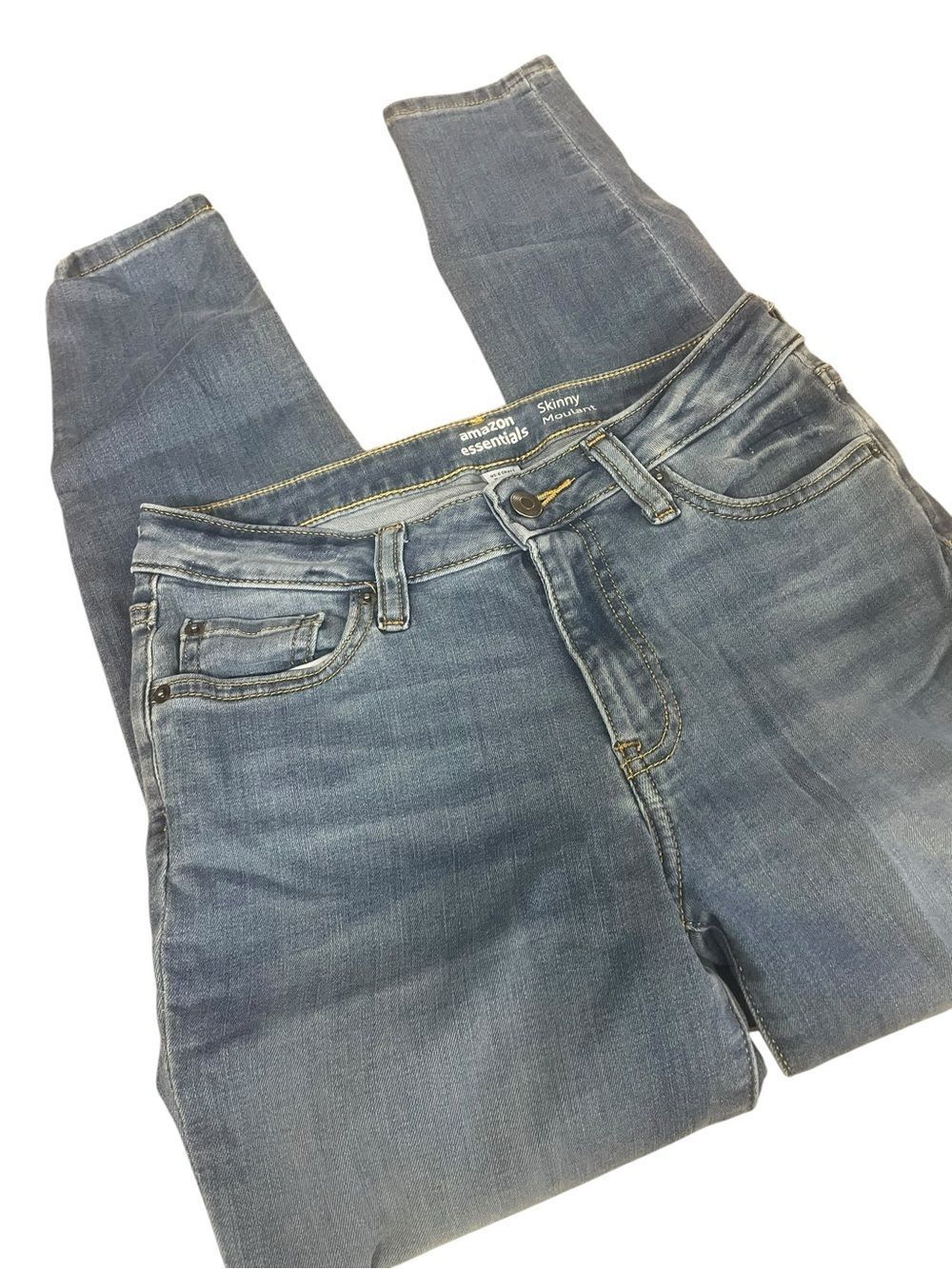 Amazon Essentials Women's Skinny Jeans in Medium Wash Blue skinny moulant sz 6 s